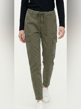 American Eagle Outfitters Olive Green Cargo Drawstring Pants